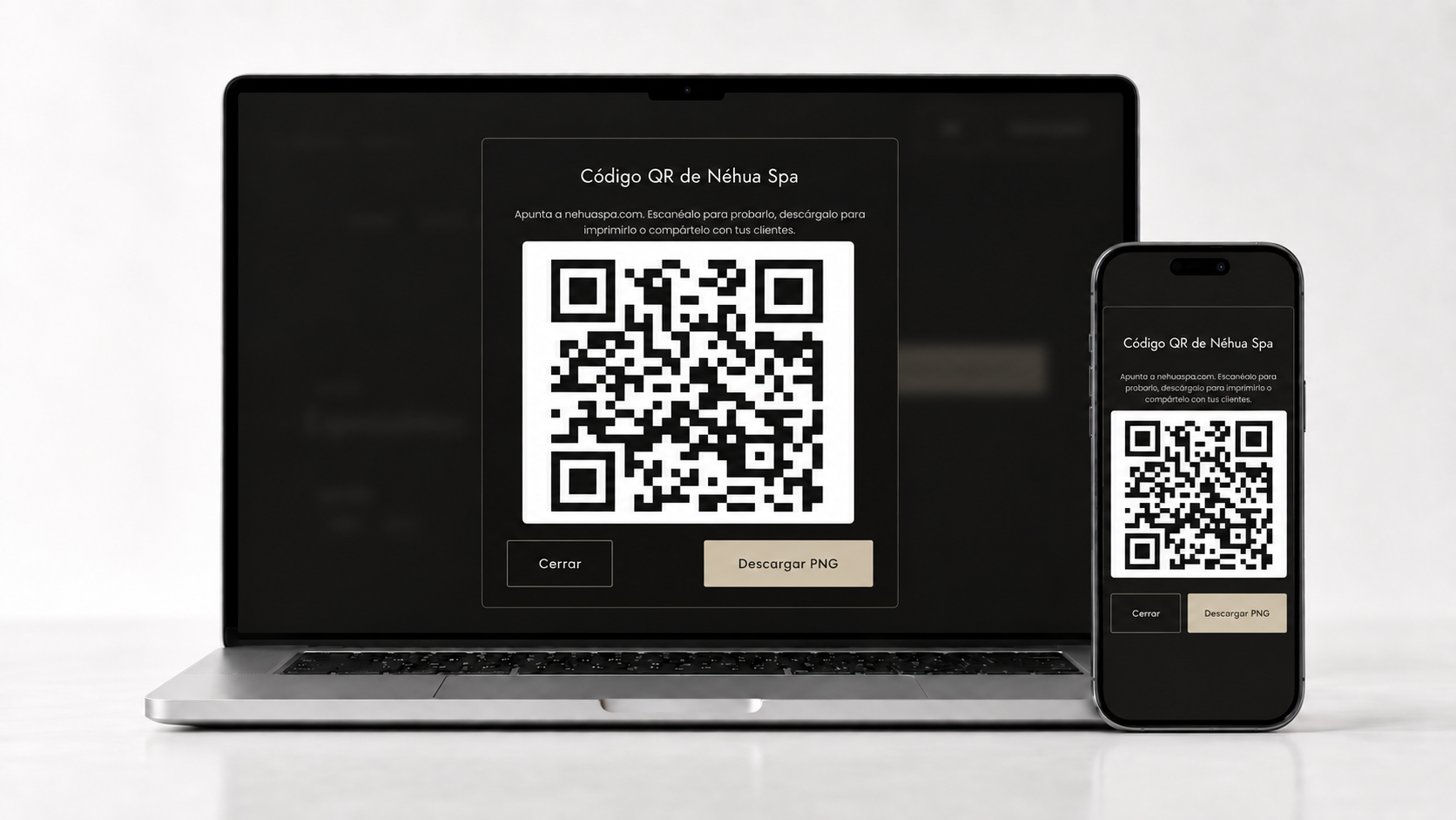 Código QR de Néhua Spa